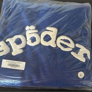 Blue Sp5der Hoodie